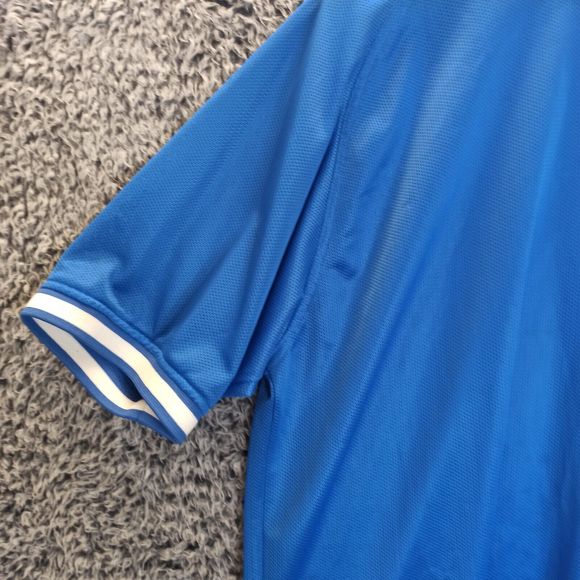 Nike Men's Shirt Medium Blue Plain Embroided Logo The Nike Tee Sport - Picture 3 of 8